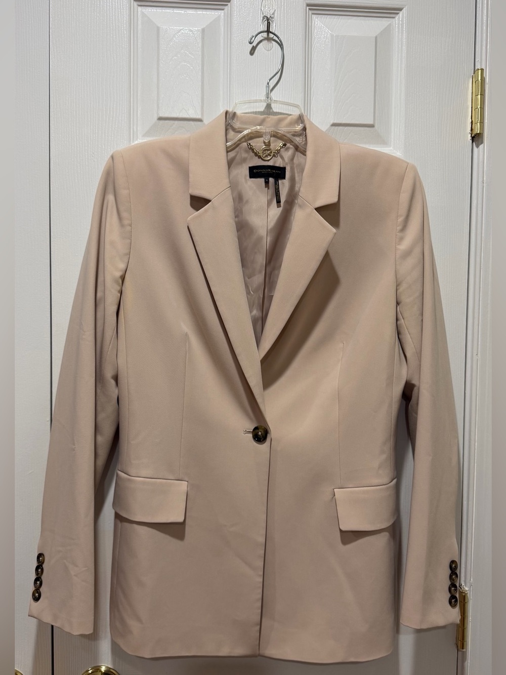 Donna Karan One-Button Blazer - Size 10